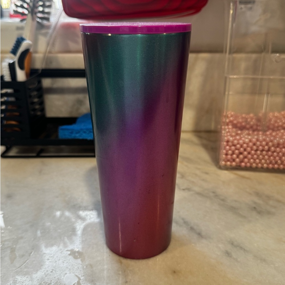 Starbucks Multicolor Metallic Tumbler with Straw - Picture 2 of 3